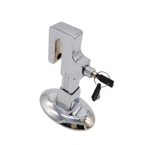 Universal Anti-Theft Car Brake Pedal Lock - Heavy Duty Steel & Zinc Alloy With Keys, Easy Install